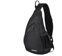 ZRHWSPD Sac A Dos Sac à dos bandoulière for homme et femme, sacoche de sport multifonctionnelle for le cyclisme, les voyages, la mode, for étudiants l'école(Black,19 inches)