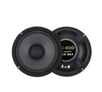 ZRHYRG Haut-parleurs de Voiture 4/5/6 Pouces 300-600 W 2 Voies pour portière de véhicule, Audio stéréo, Caisson de Basses, Gamme complète de fréquences(1PC 5INCH)