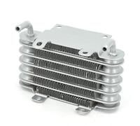 ZRHYRG Kit De Radiateur De Refroidissemen Refroidisseur D'huile De Carburant Universel en Aluminium pour Voitures De Course, Motos, Diesel, Essence, Petits Moteurs, 8 Mm, Argent SO-01