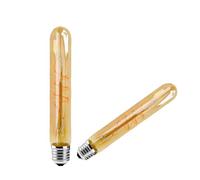 ZRJIA E27 T30 225mm Ampoule à LED Décorative Style Vintage Rétro Industriel Antique Edison E27 T30 4W 400lm 2700K blanc chaud 360° 230V, Aucun Scintillement, Non-dimmable (Lot de 2)