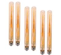 ZRJIA E27 T30 300mm Ampoule à LED Décorative Style Vintage Rétro Industriel Antique Edison E27 T30 8W 800lm 2300K blanc chaud 360° 230V, Aucun Scintillement, Non-dimmable (Lot de 6)