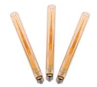 ZRJIA E27 T30 300mm Ampoule à LED Décorative Style Vintage Rétro Industriel Antique Edison E27 T30 8W 800lm 2300K blanc chaud 360° 230V, Aucun Scintillement, Non-dimmable (Lot de 3)