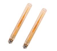 ZRJIA E27 T30 300mm Ampoule à LED Décorative Style Vintage Rétro Industriel Antique Edison E27 T30 8W 800lm 2300K blanc chaud 360° 230V, Aucun Scintillement, Non-dimmable (Lot de 2)