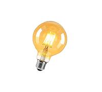 ZRJIA Lot de 1 E27 Edison Ampoule LED vintage Globe E27 6W G95 600LM Ampoule LED à filament Antique Blanc Chaud 2700K idéale pour la nostalgie et l'éclairage rétro dans