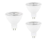 ZRJIA Lot de 3 MR16 GU5.3/GX5.3 6w 230V 600LM No Dimmable 120° LED Ampoule Projecteur Spotlight de Plafond Remplacement d'ampoule Halogène 60W Éclairage de Rail Encastré Blanc Froid 6000K