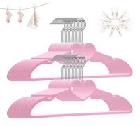 ZRKFSR Lot de 30 cintres en Plastique Ultra Fins pour économiser de l'espace - Crochet pivotant à 360 degrés et 10 Clips - Cintres Solides et durables pour Pulls, Robes, Chemises, Manteaux