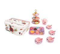 ZRONE Service à thé pour enfants Ensemble de thé de l'après-midi pour enfant Simulation innovante, y compris théière tasses VL018