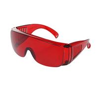 zroven Lunettes de protection oculaires dentaires, rouges, lumière protectrice des yeux de blanchiment UV pour dentiste, anti-buée, 100% LED / UV, large application