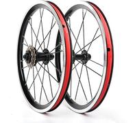 ZRQSMCX Ensemble de Roues Ensemble de Roues 16 '' Jante 305 V Brake Boulon de Roue Ensemble de Roues 74/85mm Moyeu 16/20H 9-13-17T Engrenage Amovible
