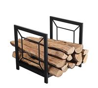 ZRQSMCX Support à Bois de Chauffage au Design ondulé, Support à bûches pour intérieur/extérieur/Foyer, Support à Bois Facile à Assembler pour Bois de Chauffage/bûche/Bois d'œuvre/Bois d'allumage