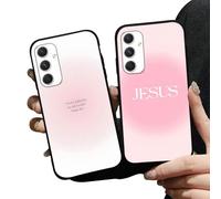 Zrutru Lot de 2 coques de téléphone Jésus Bible Verse God is Within Her She Will Not Fail pour Samsung Galaxy A54 5G Coque en silicone antichoc Funda pour Samsung A54 6,6 pouces
