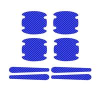 ZRVXTISX Autocollants PoignéEs De PortièRes Pour Dacia Duster Spring Logan Sandero Jogger Lodgy Bigster Dokker, Film Autocollant Poignée Portière Protecteur Peinture Anti-Rayures Accessoires,B/Blue