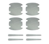 ZRVXTISX Autocollants PoignéEs De PortièRes Pour Dacia Duster Spring Logan Sandero Jogger Lodgy Bigster Dokker, Film Autocollant Poignée Portière Protecteur Peinture Anti-Rayures Accessoires