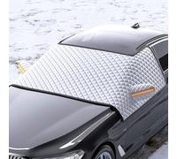 ZRVXTISX Couvre Pare Brise Shades pour Mi-ni Countryman 2011-2016, Couverture Voiture Bâche Protection Magnétique Repliable Bache Anti Givre Neige Poussière Pluie,L