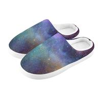 ZRWLUCKY Cosmic Spectrum Wonder Pantoufles confortables en mousse à mémoire de forme pour homme et femme, Merveille du spectre cosmique, 9/10 UK Men/ 10/11 UK Women Wide