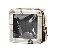 ZRWLUCKY Cowgirl and Vast Wilderness Trousse de toilette en cuir transparent pour voyage, cowgirl et vaste nature sauvage, Cowgirl et Vast Wilderness
