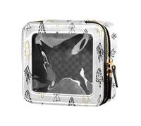 ZRWLUCKY Cute Tree Clear Make Up Bag Toiletry Bag Skin Care Bag pour voler, Arbre mignon, Arbre mignon