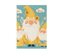 ZRWLUCKY Drapeau de jardin à trois nains d'abeilles, 71 x 101 cm, drapeaux de jardin double face pour extérieur, cour, maison, pelouse, porche, vacances, grands drapeaux de décoration saisonnière