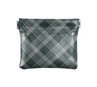 ZRWLUCKY Petit sac à main en cuir à carreaux vert à carreaux carreaux écossais petit sac de maquillage unique pour les femmes garçons filles, Plaid Check Vert Échecs, 4.33"(L) x 3.74"(W) x 0.39"(H),