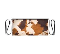 ZRWLUCKY Tablier de serveuse 3 poches imperméable pour serveur, vache, tablier court vide, vache vide 30 cm, Vache vide, 30