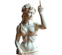 Zryachiy01 Statue de Vénus de 7,4 cm de Haut, ornée du Majeur emblématique, esthétique gréco-Romaine avec Une Touche Moderne, Sculpture de Bureau for décoration culturelle et Cadeaux Audacieux(E)
