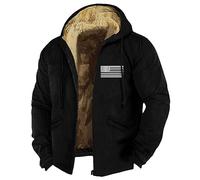 ZRYAZQ Blouson Homme Hiver Veste Chauffante Chic Sweat A Capuche Manteau Hiver Sportswear Veste Polaire Homme Casual Doudoune Chauffante Sweat Zippé Sport Moto Blousons Polaire Idee Cadeau Parka