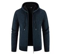 ZRYAZQ Blouson Homme Hiver Veste Chauffante Homme Manteau Homme Hiver Chaud Parka Homme Hiver Manteau Chauffant Laine Polaire Homme Chaude Sweat Capuche Homme Cadeau NoëL Homme Tactique Couple