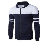 ZRYAZQ Bombers Homme Veste Moto Homme Homologué Survetement Garcon Ensemble Jogging Homme Sweat Homme Sans Capuche Coupe Vent Homme IdéE Cadeau Homme Sweat Zippé Homme Combinaison De Travail Homme