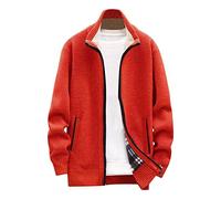 ZRYAZQ Cardigan Homme Zippé Veste Homme Avec Poche Cardigans Homme Casual Pull Homme Chic Manteau Homme Hiver Blousons Homme Exterieur Veste Homme Mi Saison Veste Polaire Cardigan Vintage Homme