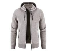ZRYAZQ Cardigan Veste Softshell Homme Doudoune Chauffante Pulls, Gilets Vêtements Idee Cadeau Noel Blouson Mi Saison Blouson Aviateur Homme Tenue De Sport Blouson Chauffant Manteau Polaire