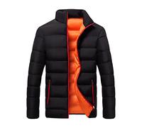 ZRYAZQ Doudoune Chauffante Homme Legere Manteau Ski Chantier Doudoune Homme Sans Capuche Verement Grande Taille Veste Softshell Blouson Aviateur Blousons Moto Idee Cadeau Parka Mi Saison Vêtements