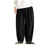 ZRYAZQ Pantalon Patte D'Elephant Homme Pantalon Travail Pantalon Noir Homme Pantalon Moto Pantalon Chasse Homme Pantalon Homme Chino Pantalon Cuir Homme Pantalon Large Homme Pantalon Pyjama Homme