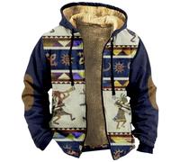 ZRYAZQ Sweat A Capuche Homme Casual Manteau Homme Hiver Veste Homme Doublée Polaire Blousons Hoodie Sweat-Shirts Chic Blouson Homme Chaude Et Épaisse Sweat Zippé Manteaux Avec Poche Veste Chauffante