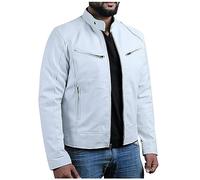 ZRYAZQ Veste Cuir Homme Printemps Manteau Chauffant Homme Veste Chauffante Homme Cardigans Homme Gilet Homme Hiver Manteau Homme Hiver Chaud Blouson Moto Homme Homologué Blouse Blanche CollèGe