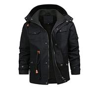 ZRYAZQ Veste Homme Casual Chic Parka Veste Chauffante Manteau Hiver Blouson Homme Hiver Polaire Blouson Moto Homologué Aviateur A Capuche Doudoune Bombers Coupe Vent Travail Sweat Tactique Chasse