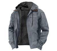 ZRYAZQ Veste Homme Interieur Polaire Blousons Homme Extérieur Veste Chauffante Homme Hoodie Sweat A Capuche Homme Casual Chic Manteau Homme Hiver Chaud Épaisse Sweatshirt Blouson Homme Avec Poche