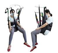 ZRYBH Handicap Accessoires Courroie de Transfert de glissière d'escalier à élingue de Levage de Patient, Harnais De Toilette pour Personnes Âgées, Élingue de Toilette en Maille intégrale