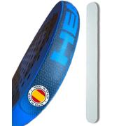 ZRZ | Protecteur de raquette de padel basique transparent noir et couleurs rugueuses en silicone | Ruban raquette de padel avec protection supplémentaire | Housse adhésive autocollante bord raquette