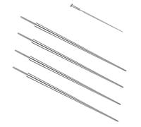 ZS 18/16/14G G23 Titane Insertion Pin Cône pour Nez Oreille Nombril Labret Threadless Piercings Bijoux Kit, 4Pcs Push in Bijoux de Corps Stretching Kit Assistant Tool (16G)