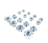ZS Hardware 2/10/20 pièces écrou de haut-parleur à quatre griffes en acier épais