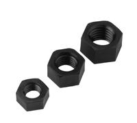ZS Hardware 5-50pcs écrou hexagonal en nylon en plastique blanc ou noir DIN934