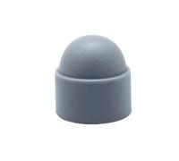 ZS Hardware Capuchons d'écrous hexagonaux M4-M14 PE, couvercles de boulons en plastique for roues de voiture, garniture extérieure, 10 à 30 pièces(Gray,M5x8x10(20pcs))