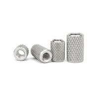 ZS Hardware Écrous de couplage moletés ronds en acier inoxydable, 2/5 pièces, écrous de serrage