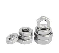 ZS Hardware Écrous fins hexagonaux à filetage fin en acier inoxydable 304, main gauche M8-M24(M12x1x6mm 5pcs)