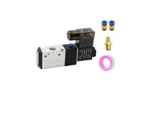 ZS Hardware Électrovanne pneumatique 3 voies 2 positions 3V110-06 3V210-08 3V310-10 -15(3V210-08 PC12-02,AC220)