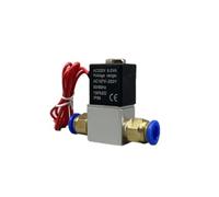 ZS Hardware Électrovanne pneumatique normalement fermée, 12V, 24V, 220V, 2 positions, tuyau de 6 à 8mm