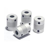 ZS Hardware Moteur pas à pas CNC en aluminium, mâchoire Flexible, couplage d'arbre, écrou de 3mm à 10mm(7x8)