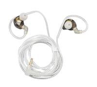 ZS10 Pro X Écouteurs Intra-Auriculaires, 1DD + 4BA Driver HiFi Stereo Monitor Headphone avec Câble Détachable plaqué Argent 0,75 Mm 2 Broches, pour Audiophiles DJ