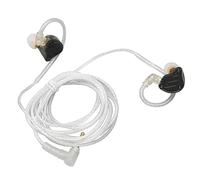 ZS10 Pro X Écouteurs Intra-Auriculaires, 4BA 1DD HiFi Casque Filaire Écouteurs, 0,75 Mm 2 Broches Plug in Ear Monitor Écouteurs pour Chanteurs Musiciens Batteurs Audiophile