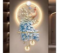 ZSCNYHMT Peinture Murale LED 3D, Art Mural ÉClairé 3D avec LED, Tableau Mural Créatif À Suspendre, pour Salon, Couloir, Bureau(31.5 * 63in)